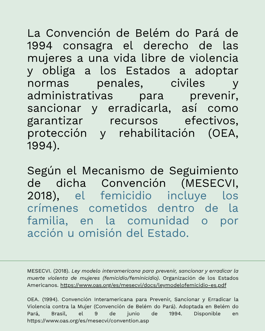 Convención de Belém do Pará y femicidio