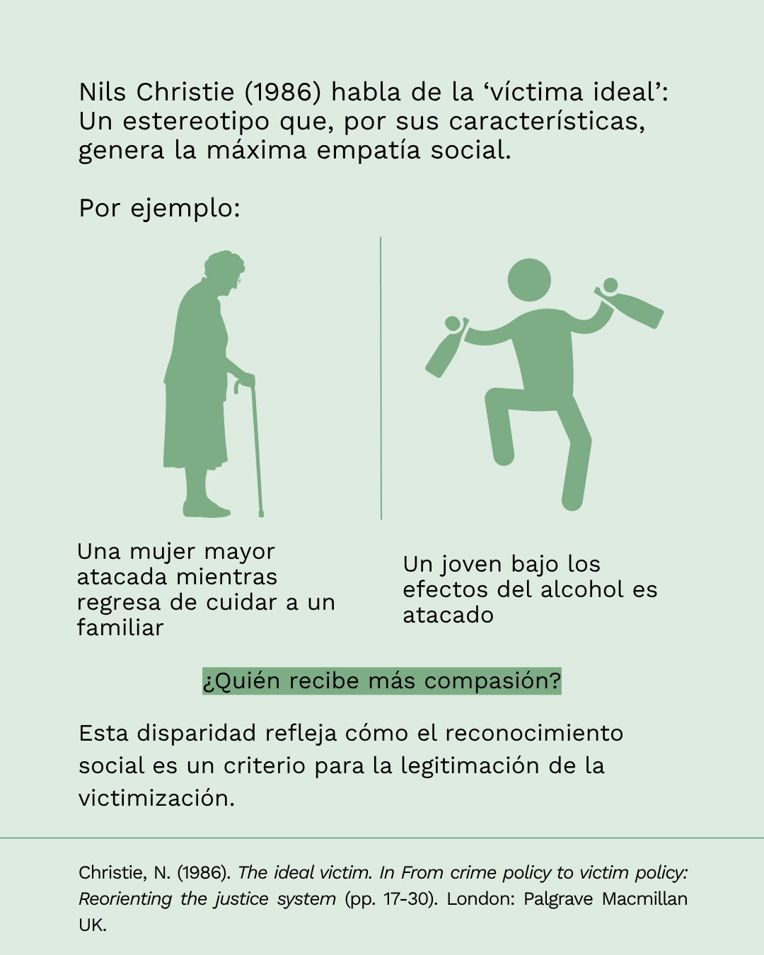 Conceptos Justos sobre víctima, lámina 3
