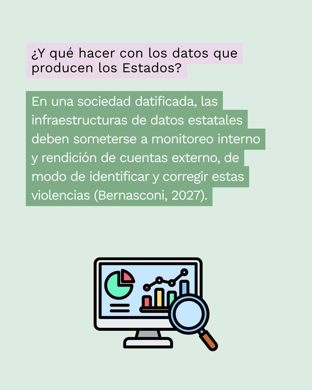 Conceptos Justos sobre violencia de datos, lámina 6